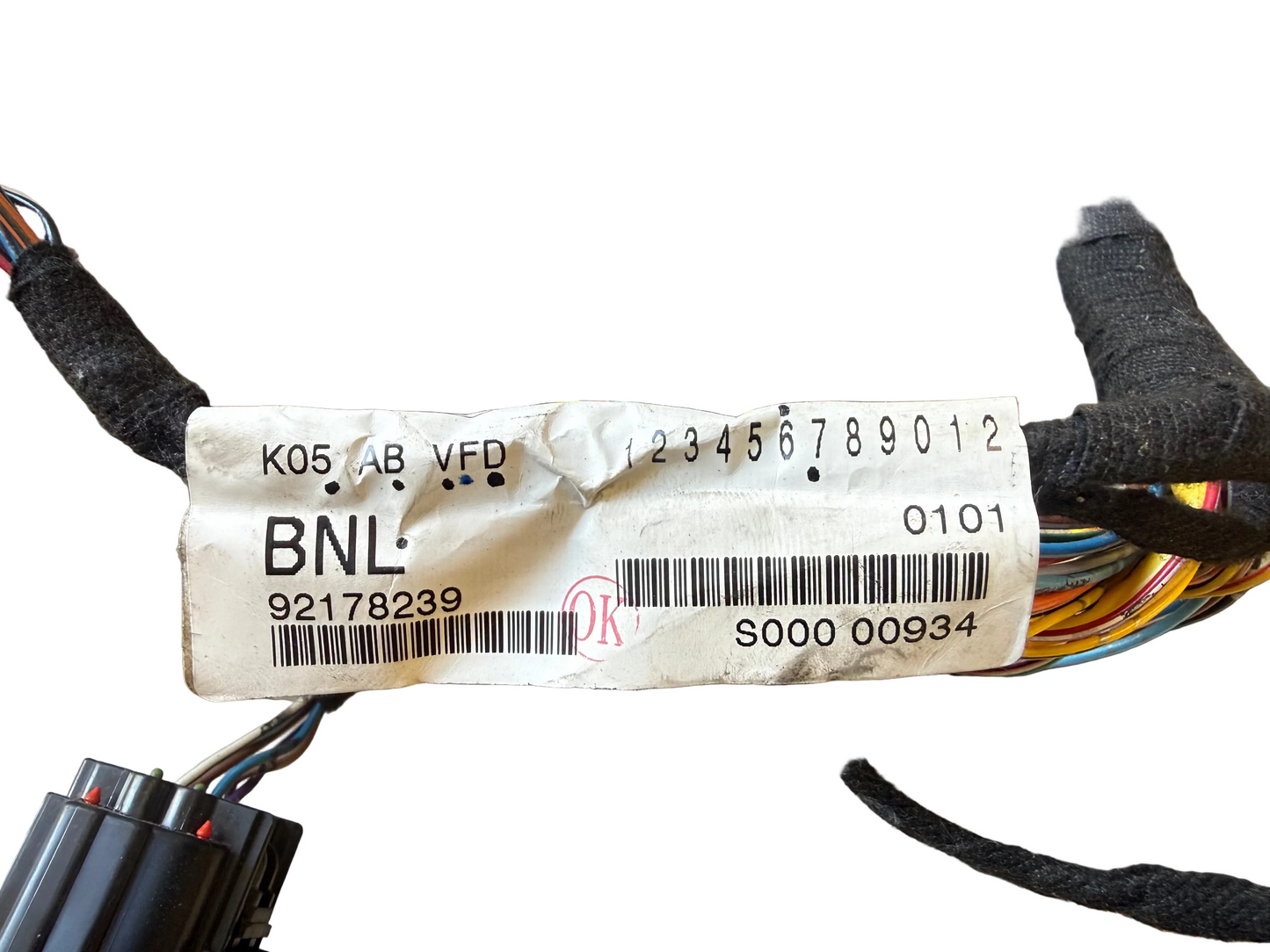 Genuine Holden VZ WL V8 LS1 Dash Wiring Loom 92178239